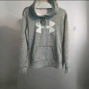 Under Armour Hoodie M Spacedye Green Spacedye L embroidered logo